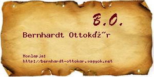 Bernhardt Ottokár névjegykártya